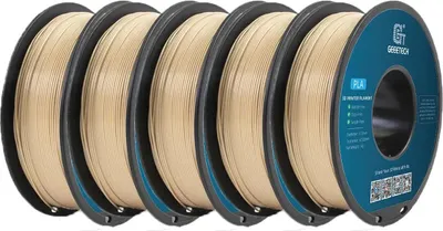 Immagine prodotto di filamento per stampante 3D, materiale PLA, biodegradabile e non tossico, colore osso