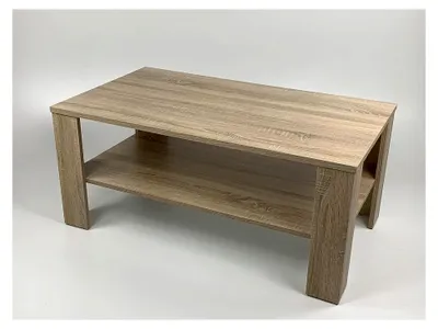 Produktbild von Couchtisch Sonoma Eiche hell Sägerau 100 cm x 54 cm x 43,5 cm