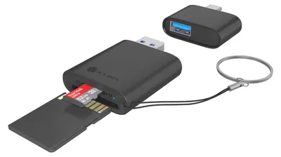 Image de ICY BOX IB-CR204-CU3 2-in-1 USB 3.2 Gen 1 Card Reader