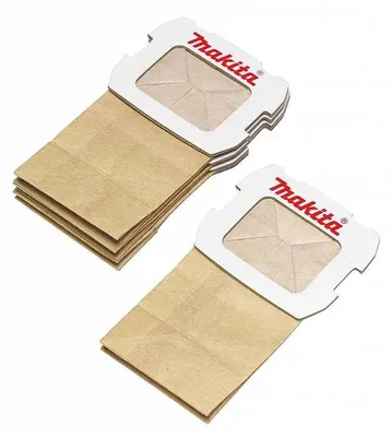 Image de Lot de 5 Sacs papier pour boite à poussière ponceuses MAKITA 194746-9