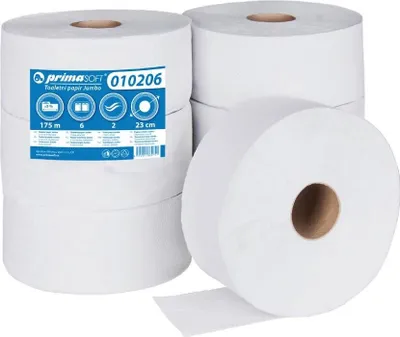 Obrázok produktu pre Toaletní papír dvouvrstvý cena za 1ks 230mm 6ks
