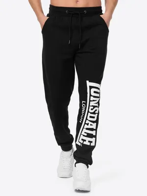 Obrázek produktu pro Pánské tepláky regular fit LOGO LARGE Black 4XL Lonsdale