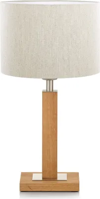 Produktbild von Titos Tischleuchte Jute Leinenoptik