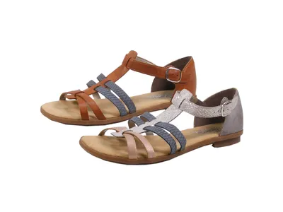 Produktbild von Rieker 64288 Schuhe Damen Sandaletten Sandalen , Größe:41 EU, Farbe:Weiß