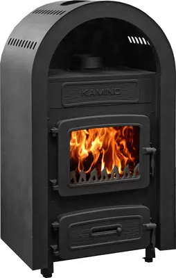 Produktbild von Kaminofen Wamsler Kamino 109-6 Stahl Gusseisen schwarz 6 kW