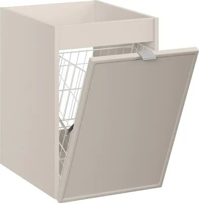 Produktbild von Badezimmer Unterschrank mit 40 cm Breite in Kaschmir, inkl. Wäschekorb - BIBIONE-56