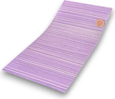 Produktbild von Sandras-Bastelladen - Handbemalt Schraffur - Kerzen Verzierwachsplatte - 200 x 100 x 0,5mm Lila
