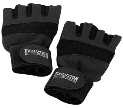 Produktbild von Evolution - "FR-11" Gewichtheber-Trainingshandschuhe für Herren/Damen Unisex, Leder PP16461 (S) (Schwarz)