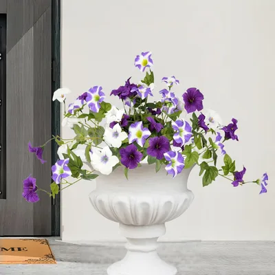 Produktbild von Solidchoice – Set mit 2 wetterfesten Kunstblumen für den Innen- und Außenbereich