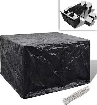 Obrázok produktu pre vidaXL Obal na záhradný nábytok 8 očiek 113x113x73 cm