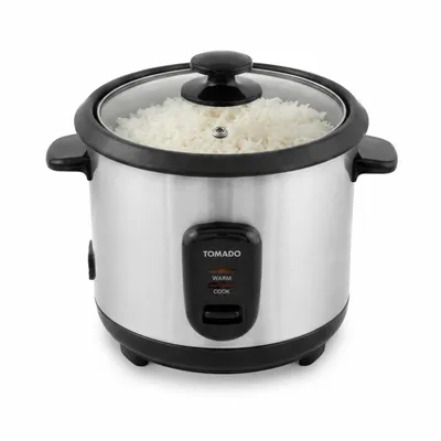 Produktbild von Tomado TRC1001S Reiskocher 1 Liter - Edelstahl - Warmhaltefunktion, KI-generiertes Bild