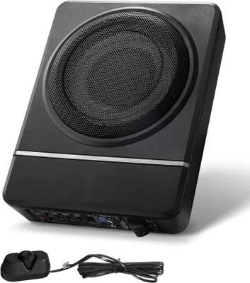 Obrázok produktu pre Subwoofer do auta pod sedadlo 240 W - Štíhly aktívny subwoofer 203 mm pre lepší basový zvuk