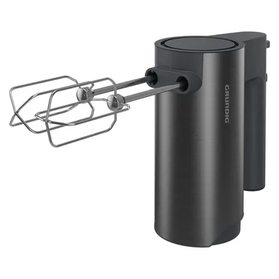 Produktbild von Grundig Delisia Novus HM 7140, Handmixer, Schwarz, Schlagen, Kneten, Mixen, Edelstahl, Edelstahl, 500 W