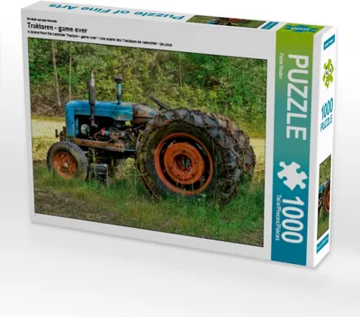 Produktbild von CALVENDO Puzzle Ein Motiv aus dem Kalender Traktoren - game over | 1000 Teile Lege-Größe 64x48cm Foto-Puzzle für glückliche Stunden