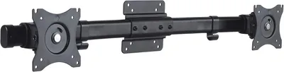 Imagen del producto de Adaptador para doble pantalla para 2 monitores. Montaje en pared. Inclinación: +45°/-45°. Rotación: +15°/-15°. Giro: +180°/-180°