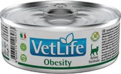 Productafbeelding van Vet Life Natural Cat, conservenvoer voor katten, tegen obesitas, 85 gram