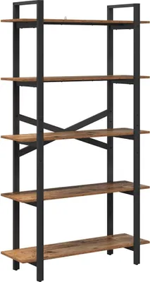 Obrázok produktu pre vidaXL Stará drevená knižnica 100 x 33,5 x 178 cm materiál na báze dreva