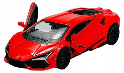 Produktbild von Kinsmart Lamborghini Revuelto Rot 1:38 Metall Spielzeugauto