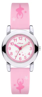 Produktbild von s.Oliver Kinderuhr - Rund - Silber - 27 mm - Uhr aus Metall mit Quarzwerk am Sil