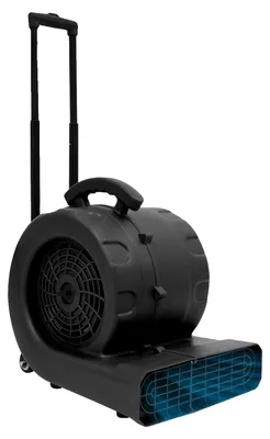 Obrázek produktu pro Podlahový vysoušecí ventilátor, výkonný motor 750 W, nastavitelný úhel, černý