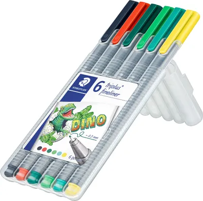 Immagine prodotto di Matita Triplus Dino 6 colori Staedtler