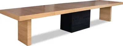 Produktbild von Moderner XXL Büro Konferenztisch Tische Holz Esszimmer  Besprechungs Tisch 400cm