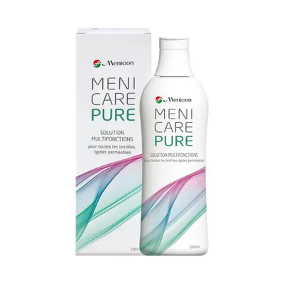 Image de Meni Care Pure Solution pour lentilles de contact dures 250 ml