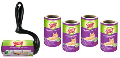 Produktbild von Scotch-Brite™ Pet Extra Sticky Roller + 4 Nachfüllrollen Tierhaare