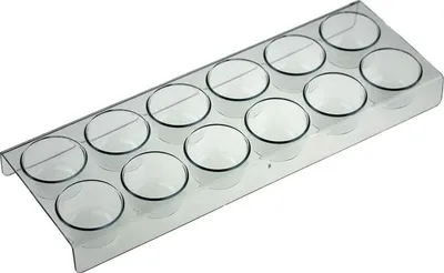 Produktbild von 12er Eierhalter, Eiereinsatz 1829 (28x10x 2,5cm.) für Universell f. Kühlschrank