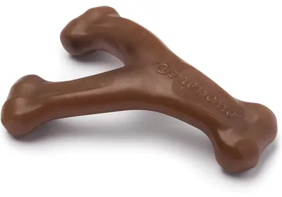 Produktbild von Benebone Wishbone Kauspielzeug für Aggressive Kauer, Erdnuss, S