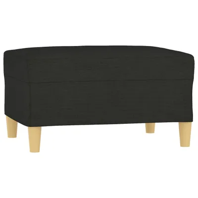 Produktbild von Fußhocker Schwarz 70x55x41 cm Stoff