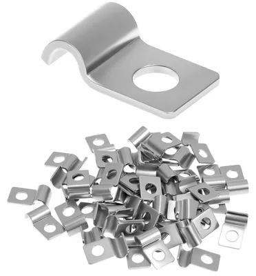 Kabelhalter 50 Stück Edelstahl 304 Ø 4-5 mm