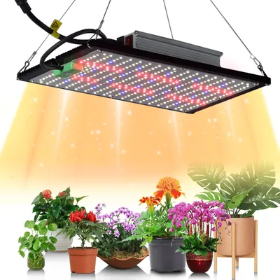 Produktbild von 120W Vollspektrum Pflanzenlampe LED Pflanzenlicht 2 Spektrummodi Dimmbar Gewächshäuser Zimmerpflanzen Wachstumslampe Grow Lampe