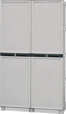 Produktbild von Dbeghett Outdoor-Garderobe, Mehrzweckschrank, Wäscheschrank, Outdoor-Schrank, 100 %  Italy, Hellgrau, 100 x 39 x 172 cm
