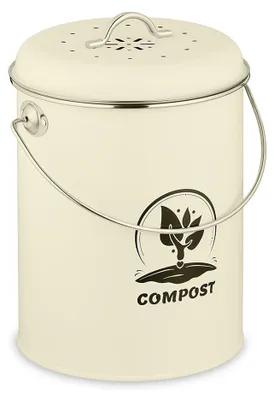 Produktbild von Kompostbehälter mit Geruchsfilter, 5,5 l, für Küchenabfälle aus Eisen