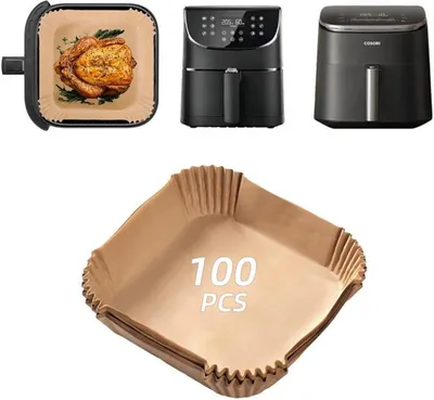 Obrázok produktu pre Sada Azomor so 100 kusmi tepelne odolných papierových vložiek do fritézy a rúry