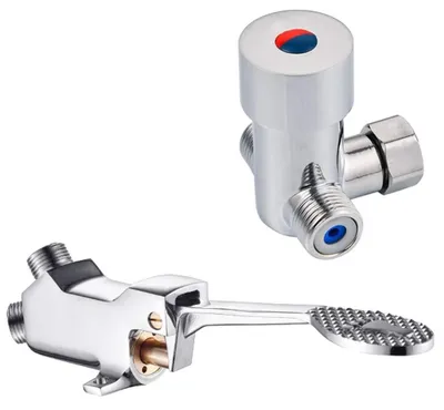 Immagine prodotto di Solidchoice - Rubinetto a pedale per acqua fredda e calda