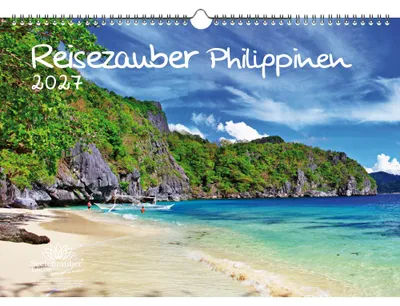 Produktbild von Reisezauber Philippinen DIN A3 Kalender für 2027 Urlaub Reise Strand Meer - Seelenzauber