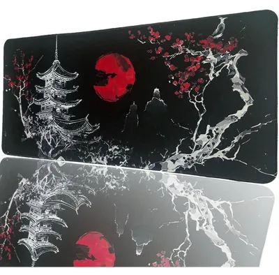 Produktbild von Erweitertes Gaming-Mauspad 70 x 30 cm rutschfest genähte Kanten Elasthan Gummi