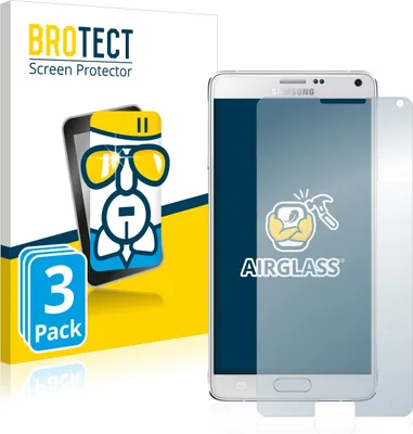 Produktbild von 3x BROTECT Schutzglas für Samsung Galaxy Note 4 Schutzfolie Panzer Folie Glas Display Schutz klar