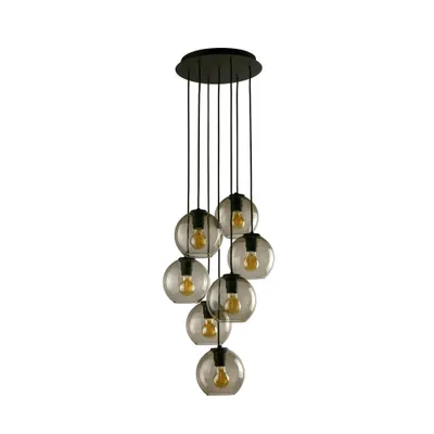 Immagine prodotto di Lampadario VETRO nero 7xE27x60W in vetro, dimensioni: 150x34x34 cm, IP20, Nowodvorski Lighting
