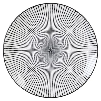 Obrázok produktu pre Tanier dezertný tanier jedálenský tanier tanier servírovací tanier NAVIA čierna 19 cm HOMLA