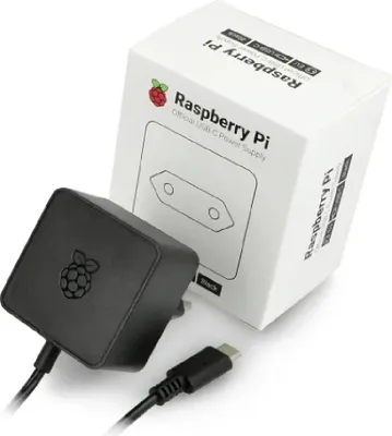 Image de Raspberry SC0217 Raspberry Netzteil Original für PI4 USB C 5.1V 3A schwarz