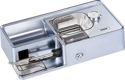 Obrázok produktu pre Automatický výrobník cigariet, ovládanie jedným tlačidlom, 5-stupňové nastavenie, strieborná farba