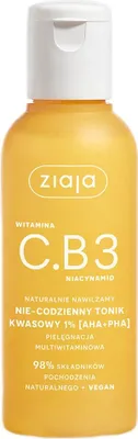 Immagine prodotto di Tonico con acido ialuronico idratante e vitamina C rinfrescante, Ziaja 120ml