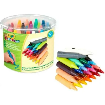 Produktbild von Crayola MK Wachsmalst Jumbo 24St.