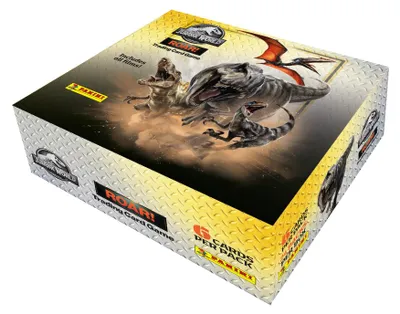 Produktbild von Panini Jurassic World Roar Flow Packs Display Sammelkarten Englisch Mehrfarbig  Kinder Mehrfarbig One Size