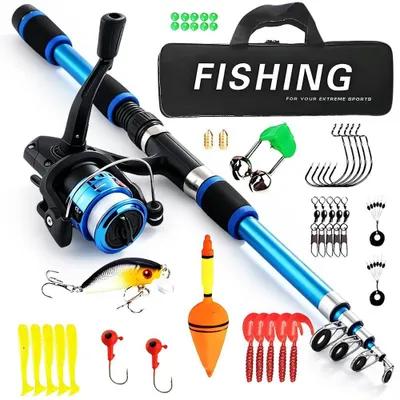 Zdjęcie produktu dla Zestaw wędkarski dla dzieci z torbą transportową