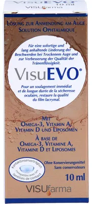 Produktbild von VisuEvo Lösung Augentropfen für trockene Augen, 10 ml Lösung