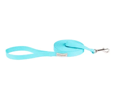 Produktbild von Hunde Schleppleine/Trainingsleine 10m SAMBA, Türkis S, Türkis S Amiplay